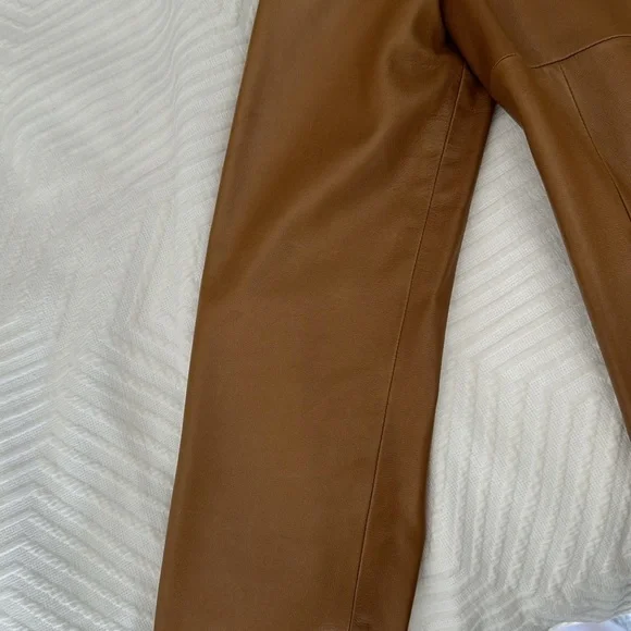 Gucci Leather Jacket with Gold Trim Size 38 - Picture 4 of 10